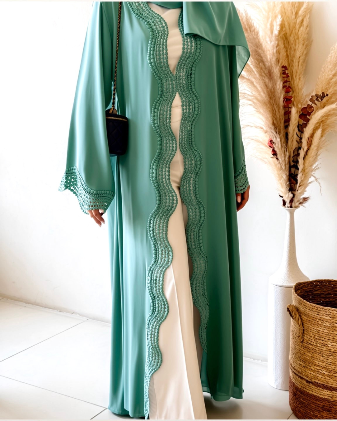 Abaya Prestige• Kimono Dentelle