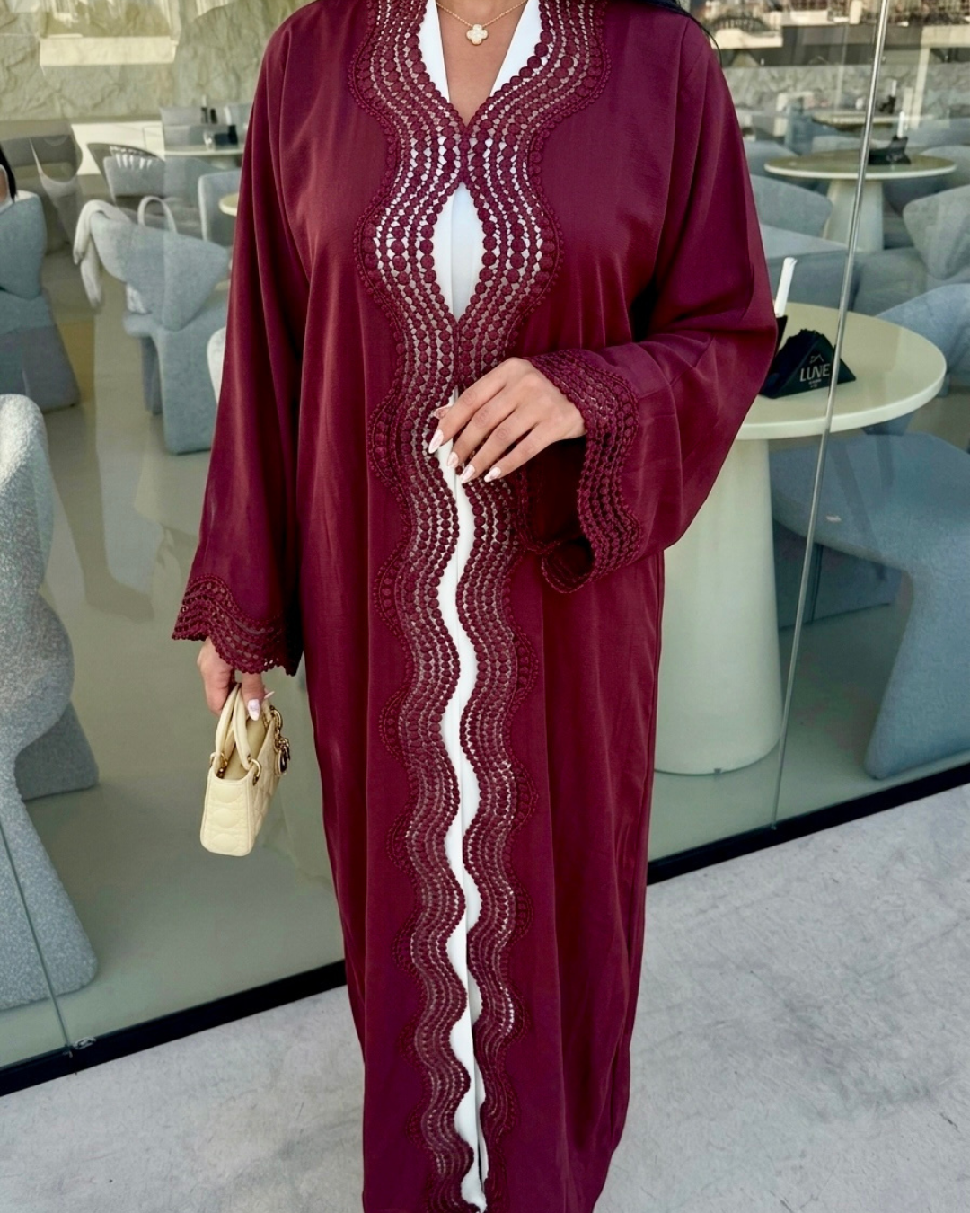Abaya Prestige• Kimono Dentelle