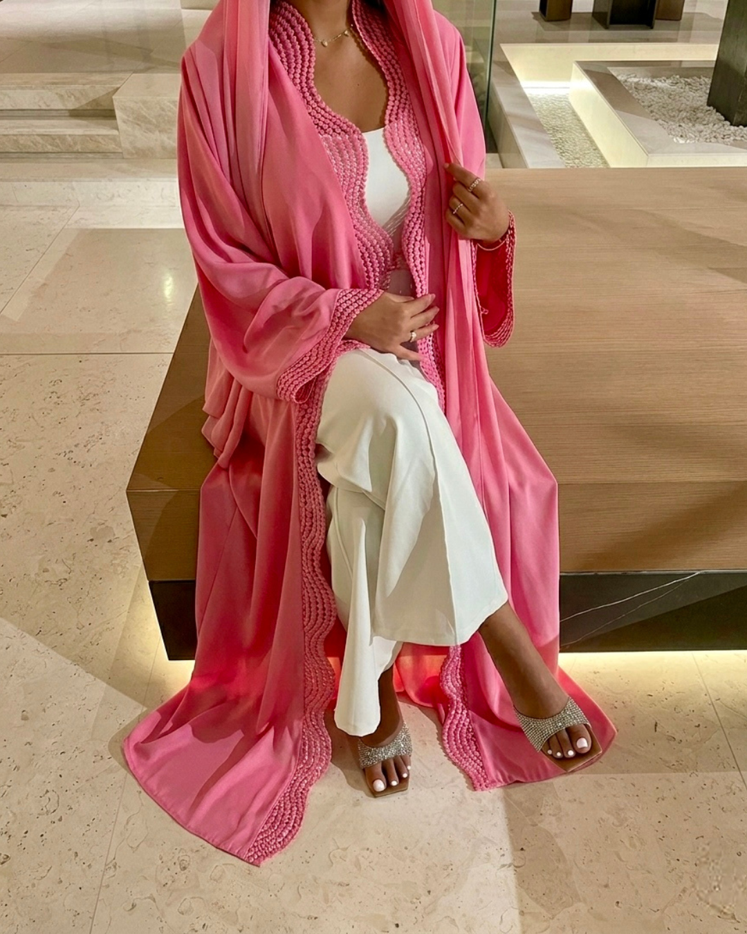 Abaya Prestige• Kimono Dentelle